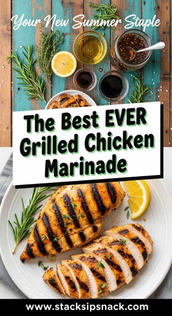 rustic grilled chicken marinade recipe photo