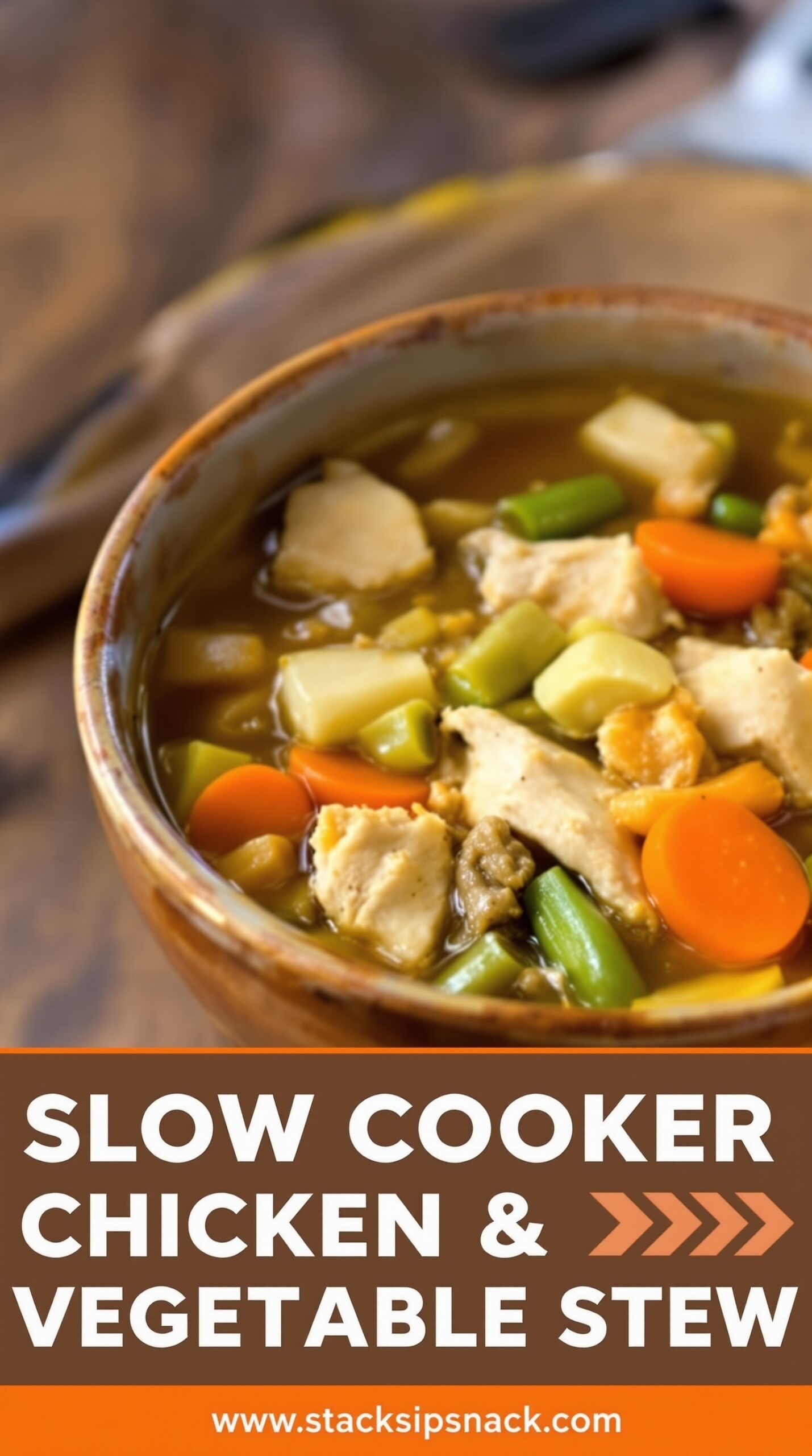Slow Cooker Chicken & Vegetable Stew Storage tips for 3