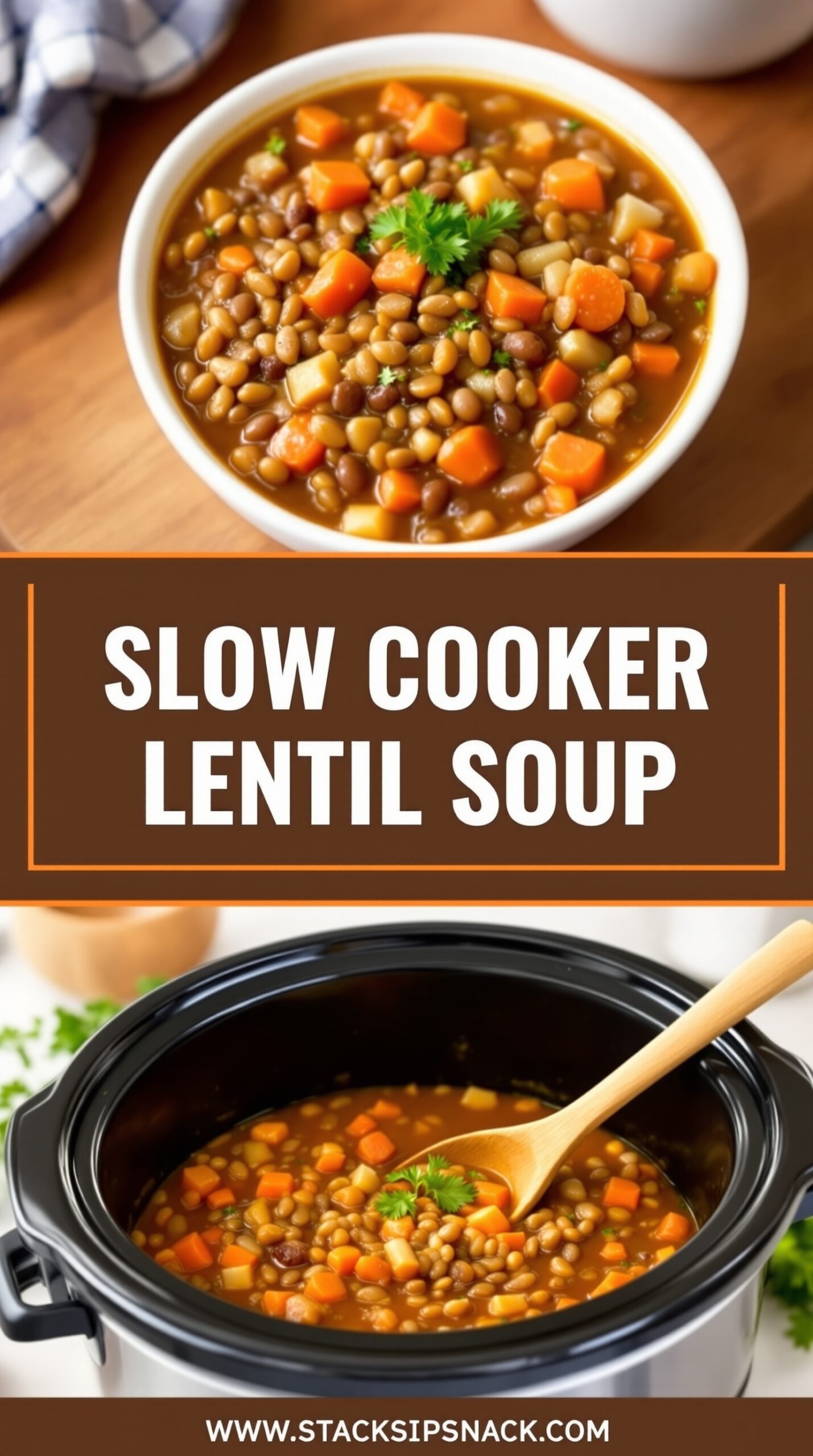 Slow Cooker Lentil Soup Storage tips for 3