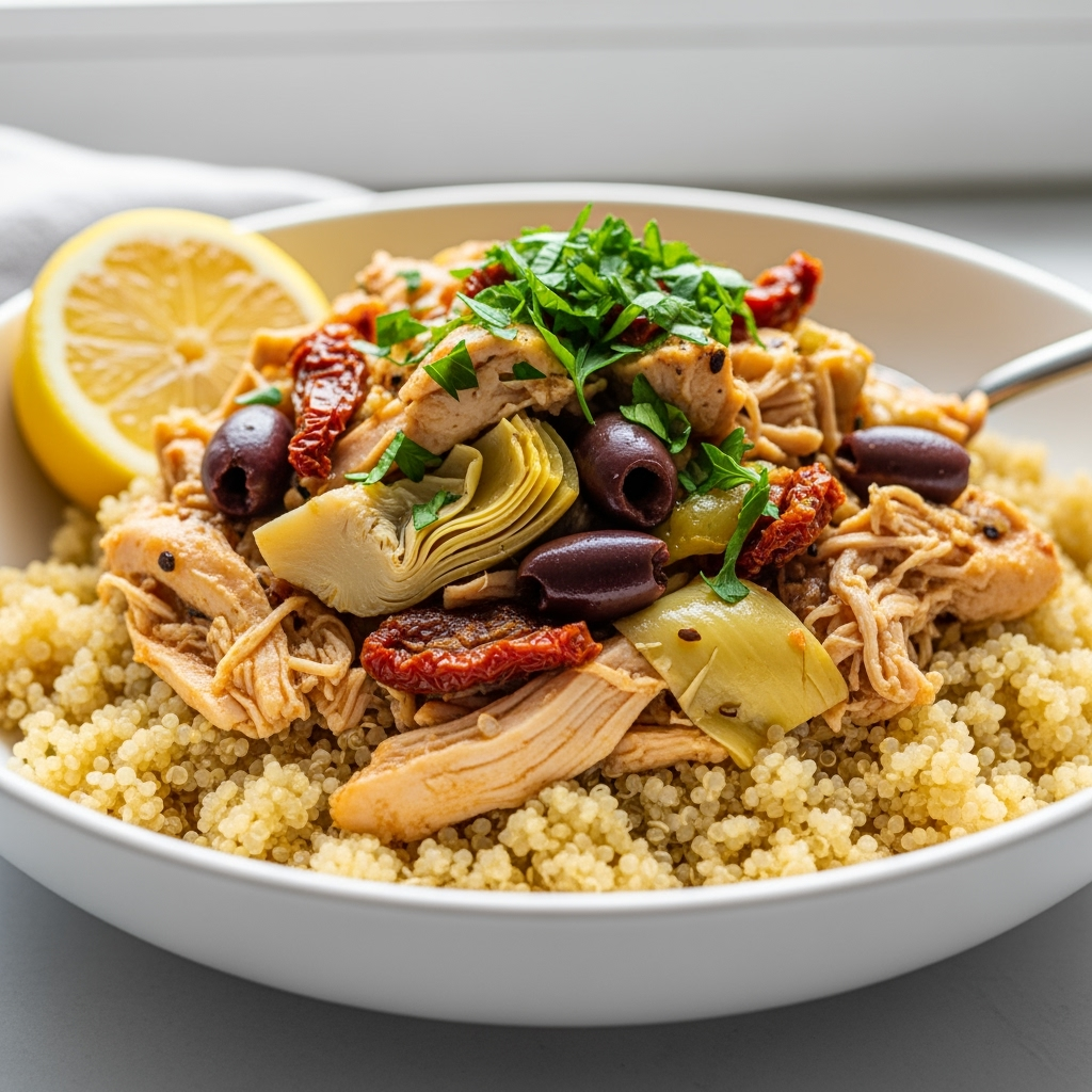 Slow Cooker Mediterranean Chicken 8 Recipe variation for 3