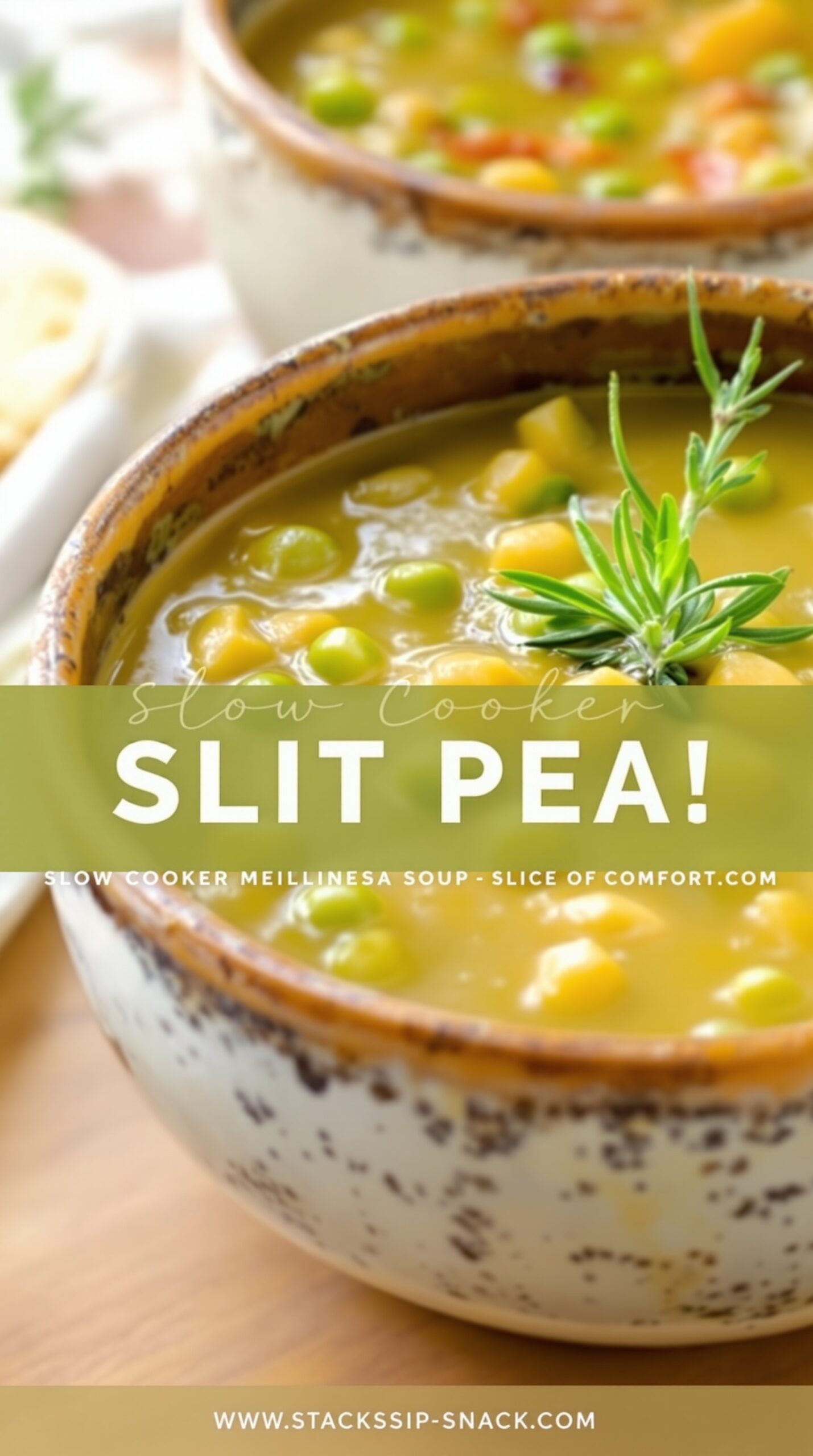 Slow Cooker Split Pea Soup Storage tips for 3