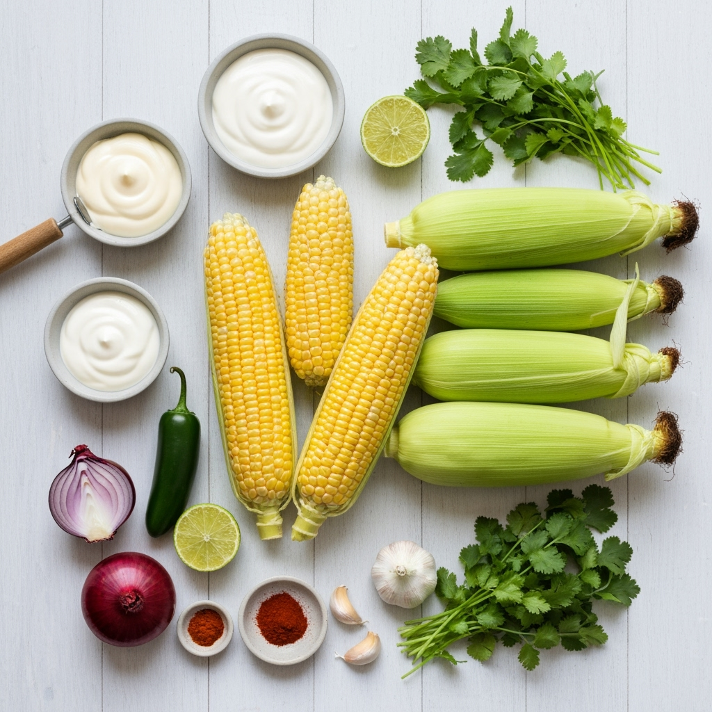 Summer Street Corn Salad 5 summer street corn salad ingredients overhead 2025 10 03T155828.319Z 1
