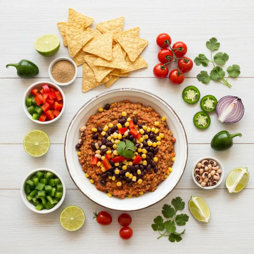 texas caviar dip overhead flatlay 2025 10 04T083131.289Z 1