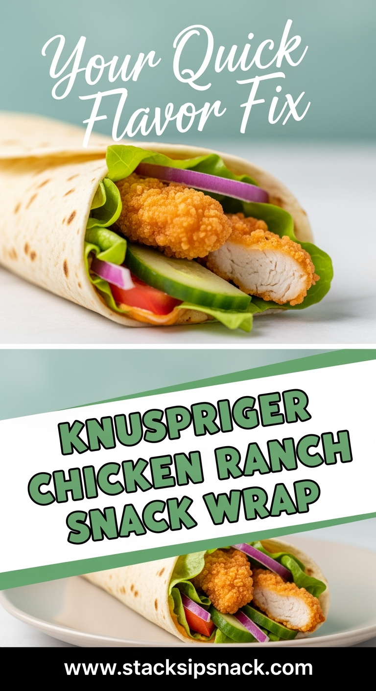 Knuspriger Chicken Ranch Snack Wrap Pinterest 2025 10 07T091953.849Z