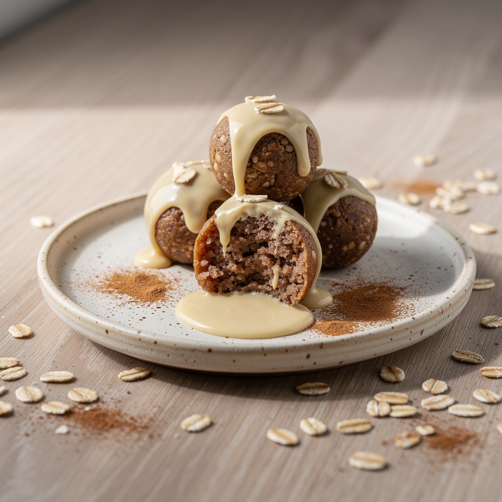 Ingredients for Cinnamon Roll Protein Balls