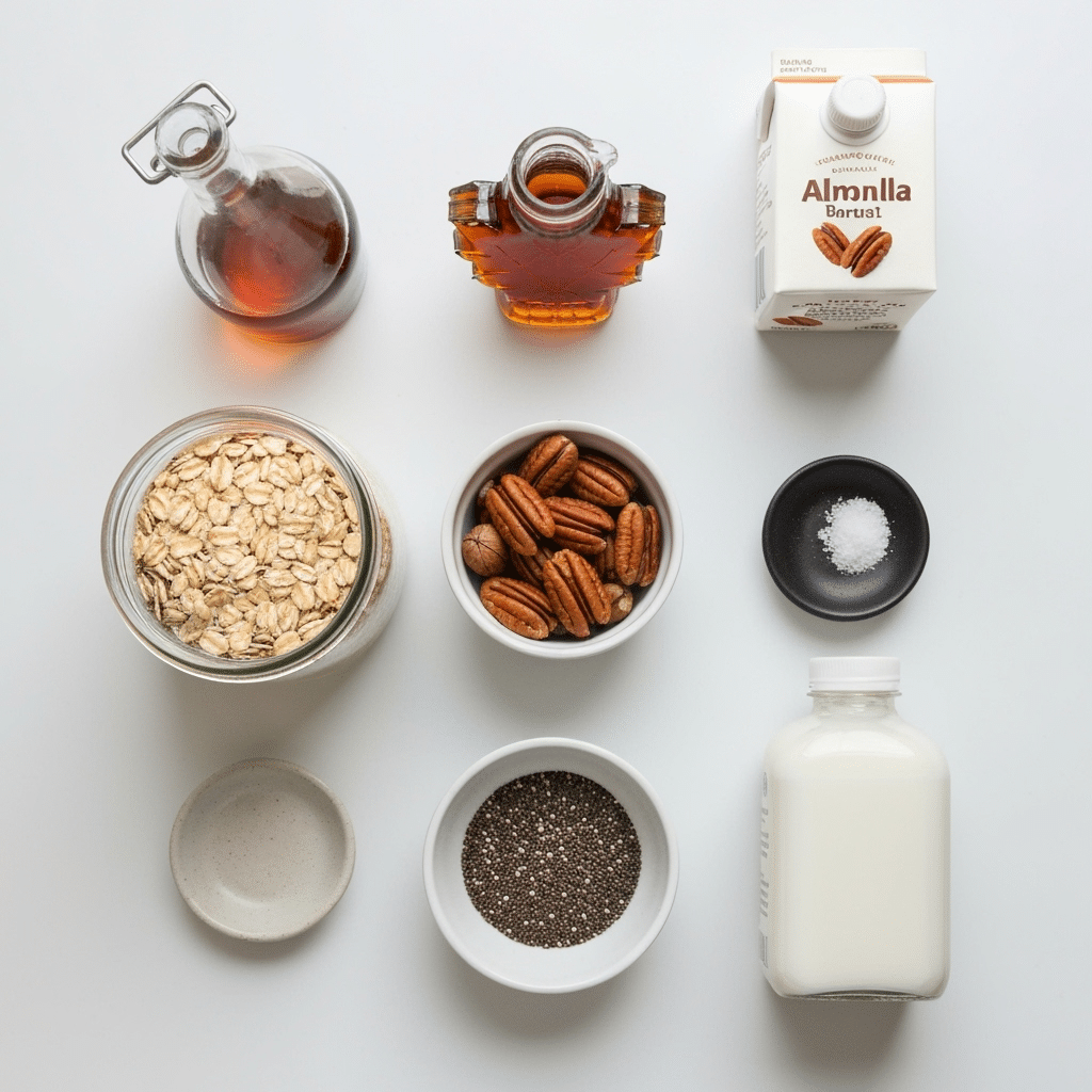 maple pecan overnight oats ingredients 2025 10 07T234750.060Z