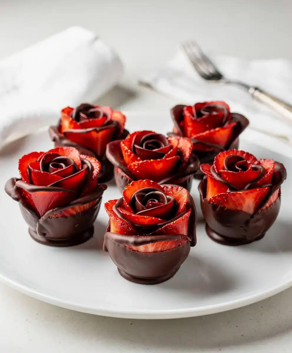 Chocolate Covered Strawberry Roses featured image