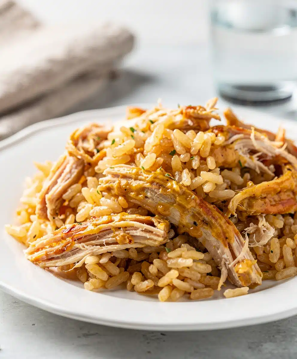 Crockpot Creamy Chicken and Rice featured image