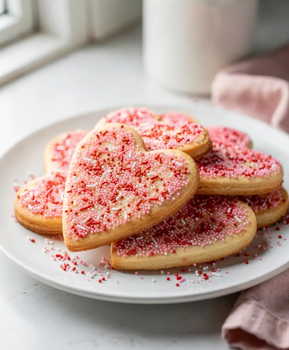 Heart Shaped Sugar Cookies featured image