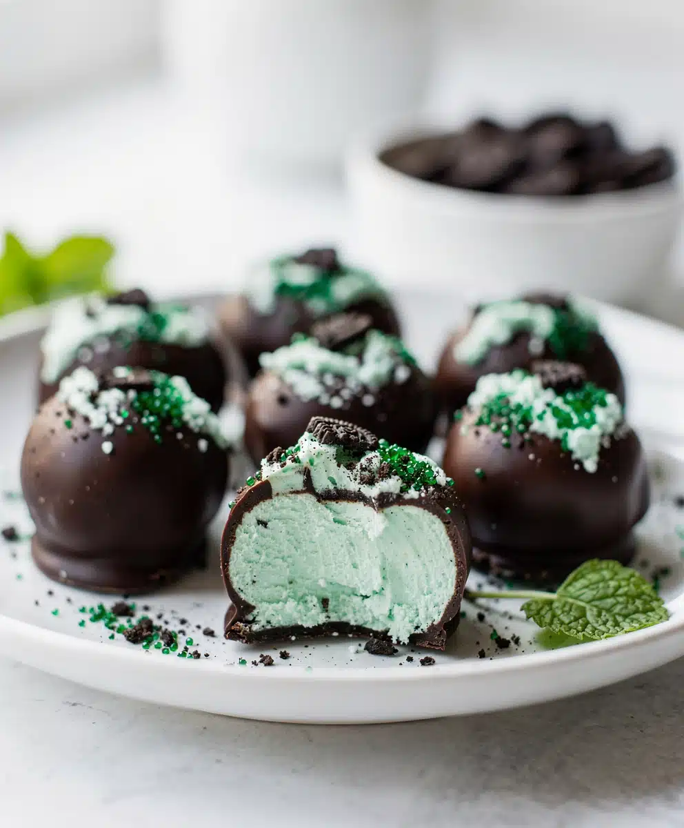 Mint Oreo Truffles featured image