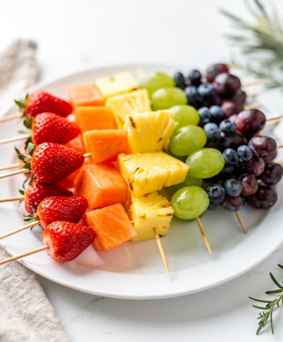 Rainbow Fruit Skewers featured image