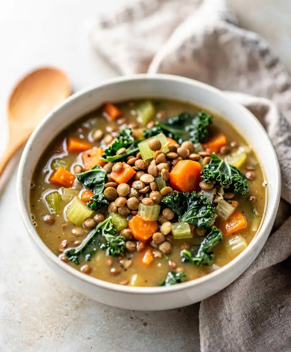 Crockpot Vegetable Lentil Soup featured image