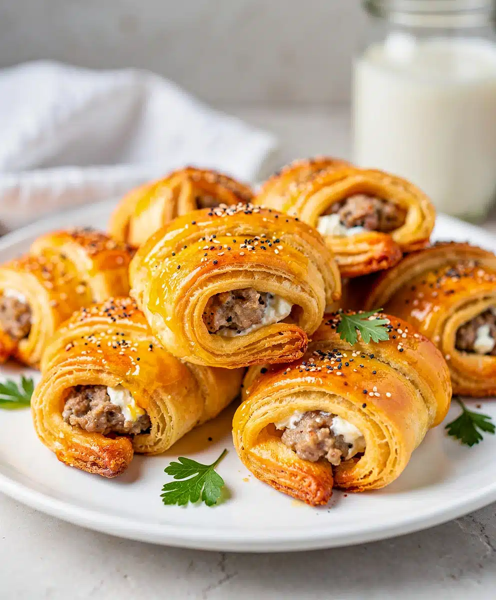 Sausage Cream Cheese Crescent Bites 6 Sausage Cream Cheese Crescent Bites featured image