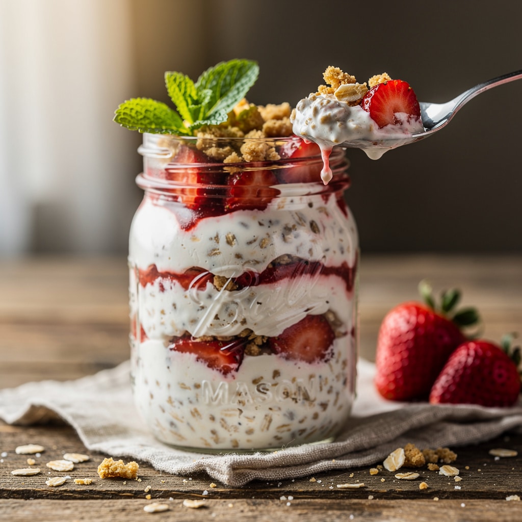 Recipe variations for Strawberry Shortcake Overnight Oats