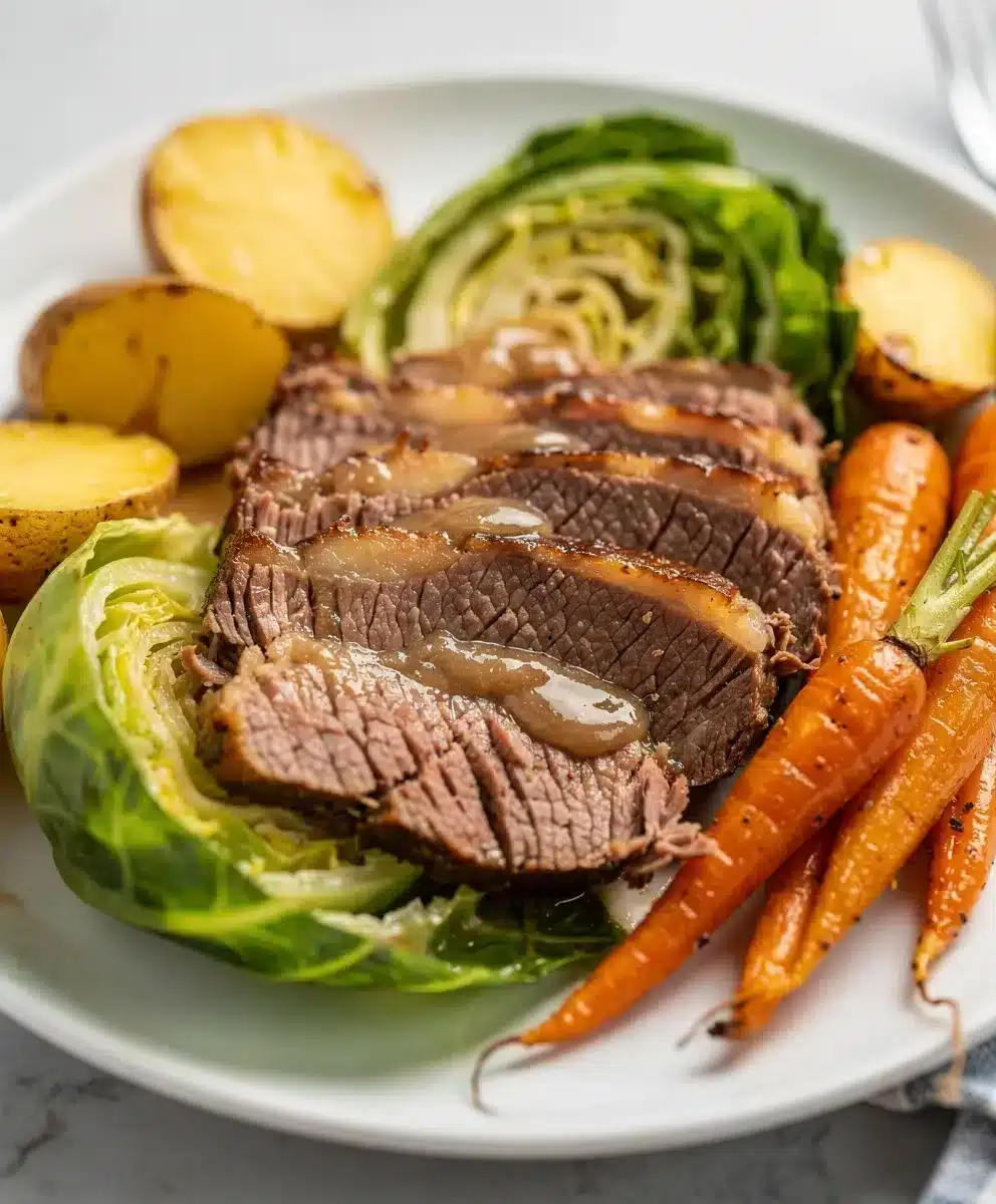 Beer Braised Corned Beef Cabbage 6 Beer Braised Corned Beef Cabbage featured image