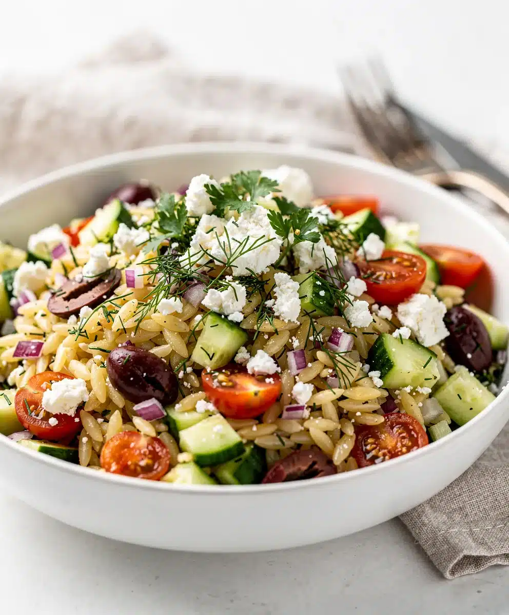 Lemon Orzo Spring Salad featured image