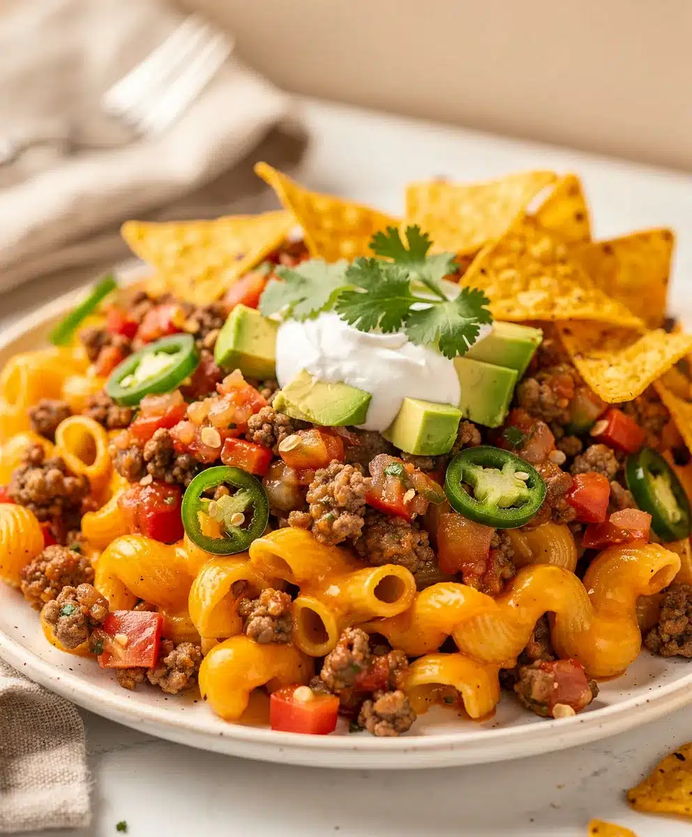 Pasta Stack Taco Pasta Skillet with a Creamy Salsa Sauce You'll Crave 2026