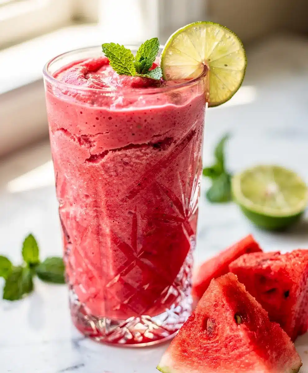 Watermelon Mint Refresher Smoothie featured image